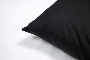 Cotton pillowcase 50 x 70 Uniform Ola Black Black
