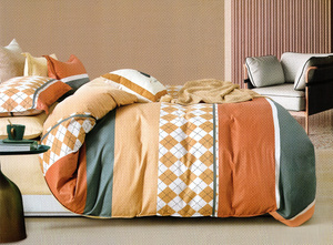 Bedding set 200 x 220 3 pcs Cotton Satin no. A1781