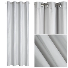 Curtain 140 x 250 Ready Decorative Aggie j. Silver