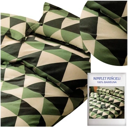 Bedding 200 x 220 3-piece Cotton Satin No. A1769