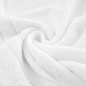 Emina 01 White 30 x 50 Terry Bath Towel