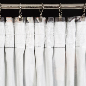 Curtain 140 x 270 Decorative Tape Alani Black+Gray