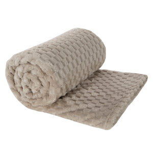 Blanket 150 x 200 Microfiber Design Cindy6 Beige