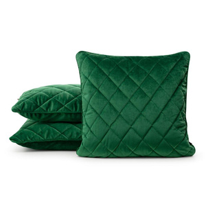 Velvet pillowcase Velvet 28 50 x 50 Dark green