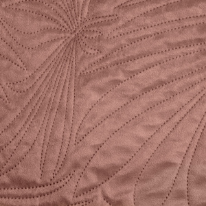 Bedspread 220 x 240 Quilted Velvet Luiz4 Pink
