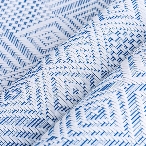 30 x 45 Decorative Geometric Blue Placemat