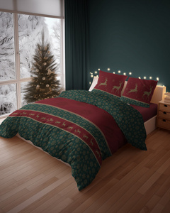 Bedding 220 x 200 3pc Vicenza Cotton pattern 5817A