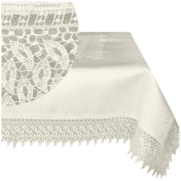 Guipure Tablecloth 144_Cream 140x220