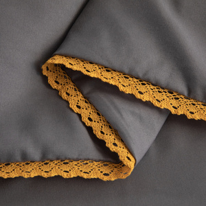 Bedding set 200 x 220 3 pieces Smooth with Lace Brandon 05