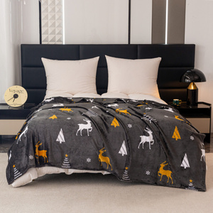 Blanket 160 x 200 Microfiber Christmas Donato 01