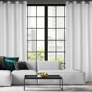 Curtain 140 x 250 Decorative Velvet Isla White