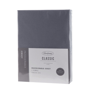 Jersey3 sheet 140 x 200 h.30 cm Steel