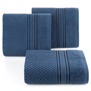 Davos 10 Navy Blue 50 x 90 Terry Bath Towel