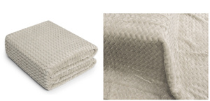 Blanket 160 x 200 Microfiber Zigzag Embossed Mouse