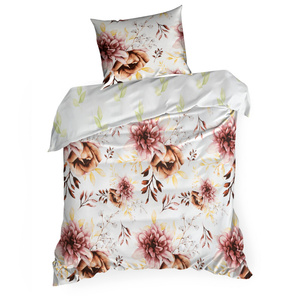 Bedding 140 x 200 2pc Satin Cotton Lea 11