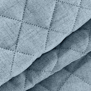 Bedspread 170 x 210 Quilted Len1 Blue