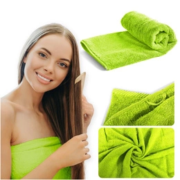 Gomez towel 50 x 100 Cotton 500 g/m2 Lime green