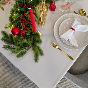 Tablecloth 120x220 Stain-Resistant Surbo Cream