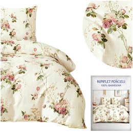 Bedding 200 x 220 4pcs Cotton Satin No. A1619