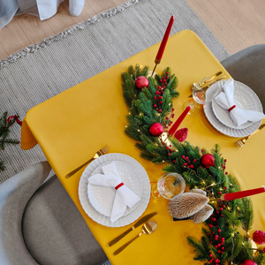 Tablecloth 140x220 Stain-Resistant Surbo Mustard