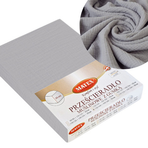 Bed sheet 90 x 200 with elastic Matex MUSLIN 44