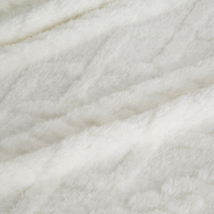 Blanket 150 x 200 Design Microfiber Braid White