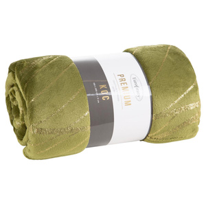 Blanket 150 x 200 Microfiber Lotus4 Olive+Zl