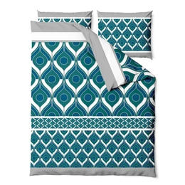 Zaratex Sapphire 160 x 200 3pc Satin Bedding