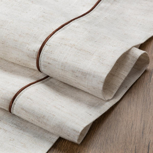 Tablecloth 145 x 300 Decorative Natu9 Nat+Brown