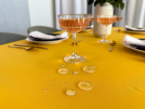 Tablecloth 120x260 Stain-Resistant Surbo Mustard