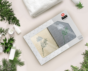 Set of Towels 2pcs. 50x100 Luba 04