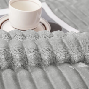 Blanket 160 x 200 Microfiber Plush Stripes Cadence 01