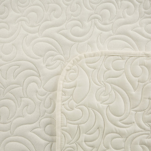 Quilted Decorative Bedspread 170 x 210 Len4 Cream