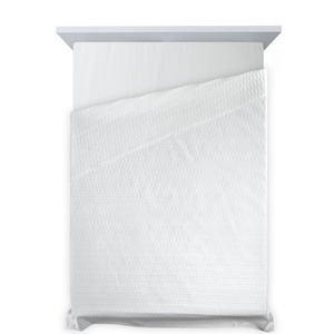 70 x 160 Quilted Decorative Bedspread Boni3 White