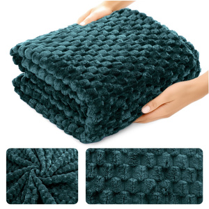 Blanket 200 x 220 Microfiber Embossed Plush Ala 3D Slice 07