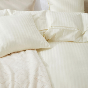 Pillowcase 40 x 40 Cotton Adamash Ecru