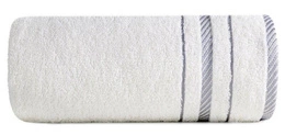 30 x 50 Bath Towel Cotton Coral 01 White
