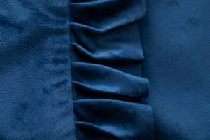 Table Runner 40 x 180 Decorative with Ruffles Ligia 09