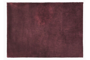 Fur Rug 50 x 70 Emilio Maroon Fur Rug