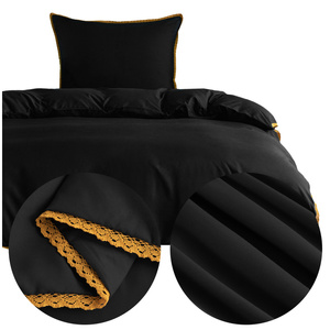 Bedding 140 x 200 2pcs Smooth with Lace Brandon 04