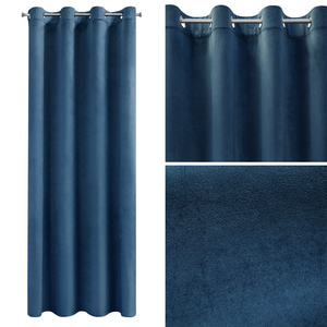 Curtain 140 x 250 Decorative Velvet Rosa Pomegranate