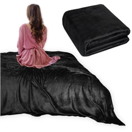 Blanket 160 x 200 Microfiber Solid Juana 01