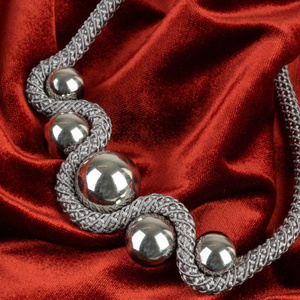 Decorative Cord for Curtains 76 x 16 Mali Marine