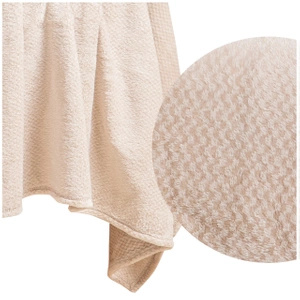 Plush 150 x 200 Microfiber Willy Beige Blanket