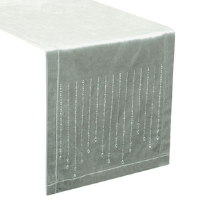 Runner 35 x 180 Velvet Decorative Royal3 Silver