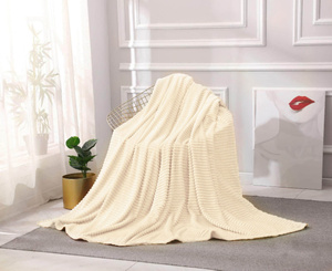 Blanket 160 x 200 Microfiber Stamped Ardea Stripes 56