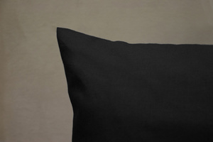 Cotton pillowcase 50 x 80 Uniform Ola Black Black
