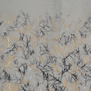 Curtain 140 x 250 Velvet Eyelets Tori Silver