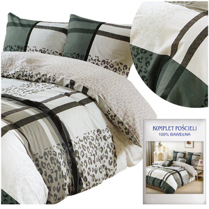 Bedding 160 x 200 3pcs Cotton Satin No. A1763