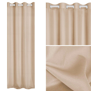Decorative Curtain Viva Beige 140x250 140x250